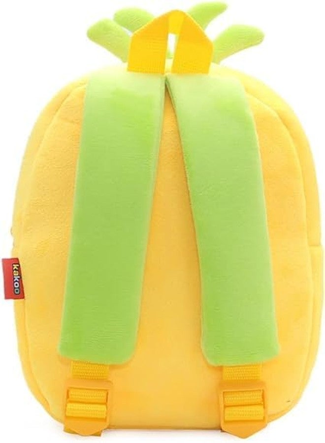Delicado Cute Small Toddler Kids Preschool Backpack Plush Cartoon Mini children Nursery/School/Picnic/Travelling Bag for Baby Girl Age 1to 5 Years - Image 4
